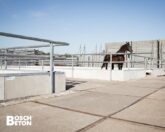 Bosch Beton - Paddocks van keerwanden voor Arabische renpaarden