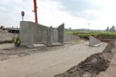 Dijk van Bosch Beton keerwanden voor rangeerstation De Vork in Haren (Groningen)