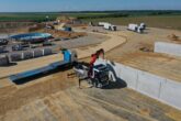 Bosch Beton - Keerwanden voor biogasproject in Lévignen, Frankrijk