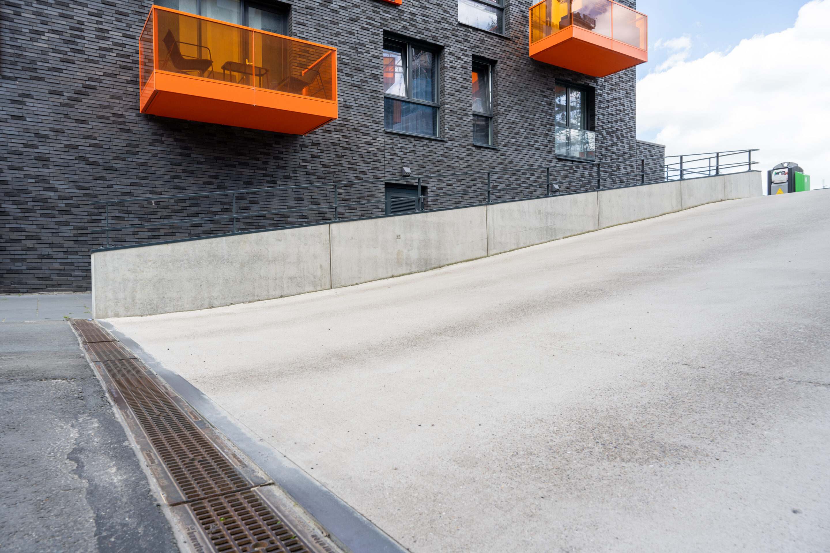 Bosch Beton - Het Kolenpark in Groningen krijgt hellingbaan van keerwanden