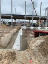 Bosch Beton keerwanden bij XL Distributiecentrum Heylen in Almelo