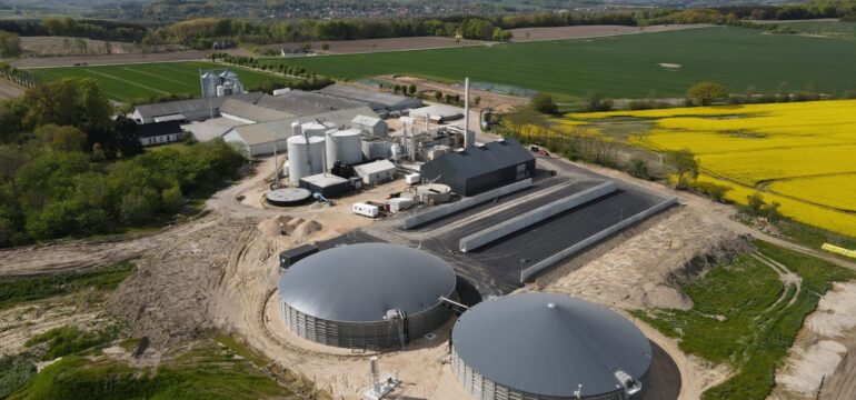 Bosch Beton sleufsilo voor OL Biogas in Langå (Denemarken)